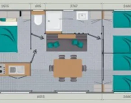 Mobil Glamping Confort D'un Sans Les Contraintes Piscine Promotion Septembre 3 - 2 Sdb -climatise - 300m De La - Piscine - Parking - Parque de Campismo